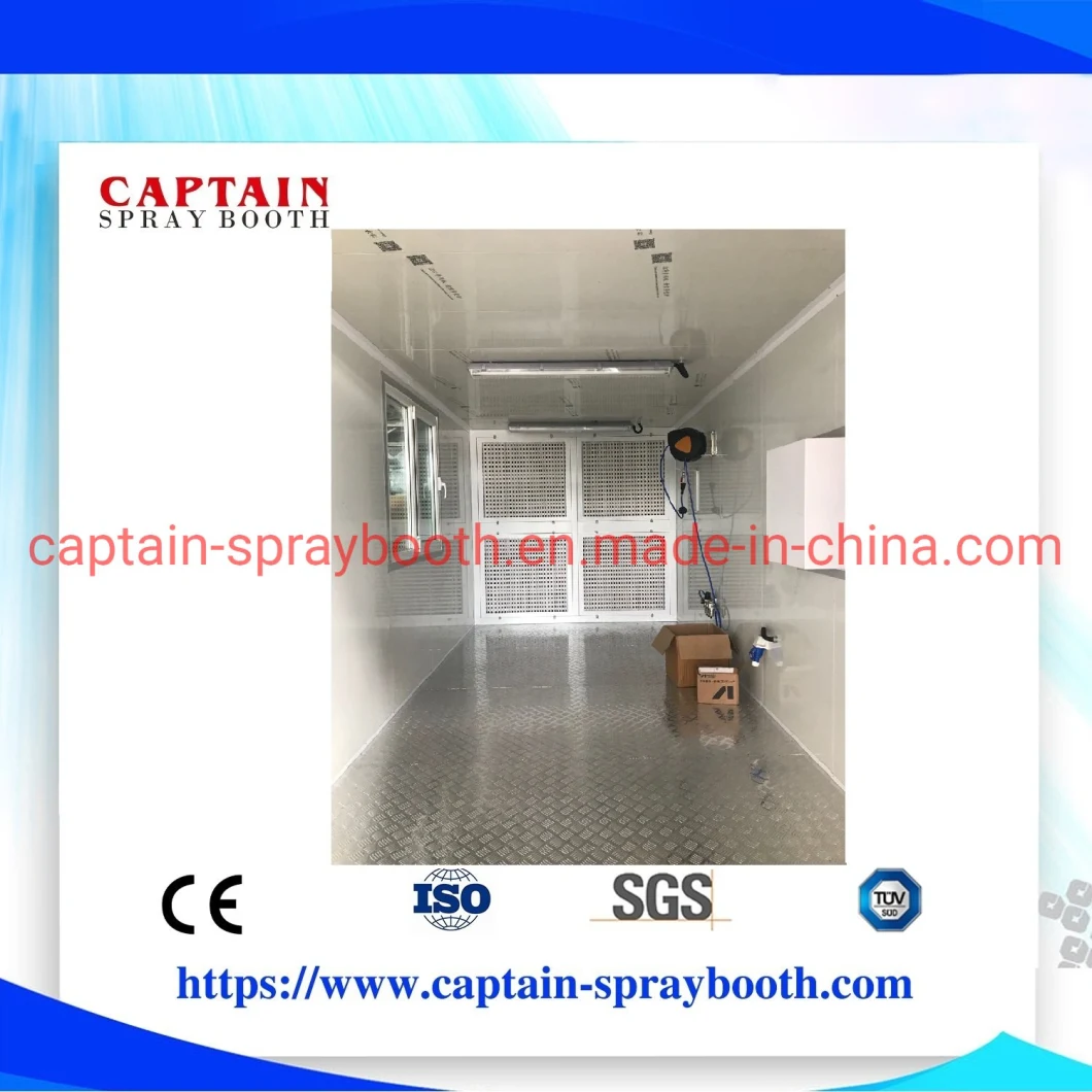 Electrical Model Container Spray Booth / Container Paint Cabinet