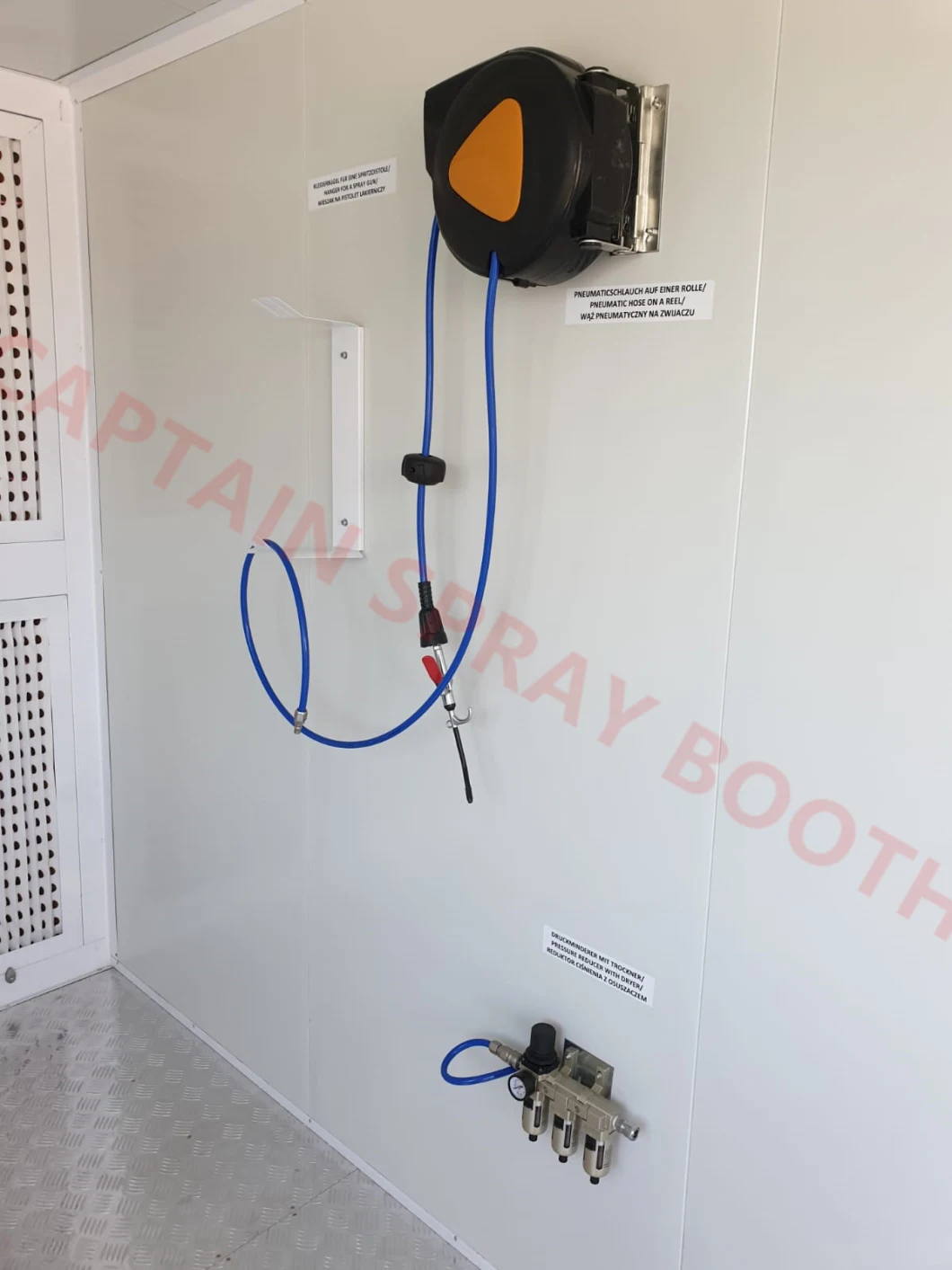 Electrical Model Container Spray Booth / Container Paint Cabinet