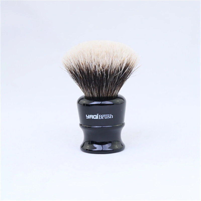 Yaqi Brand OEM Resin Handle Badger Hair Synthetic Hair Knot Shaving Brush