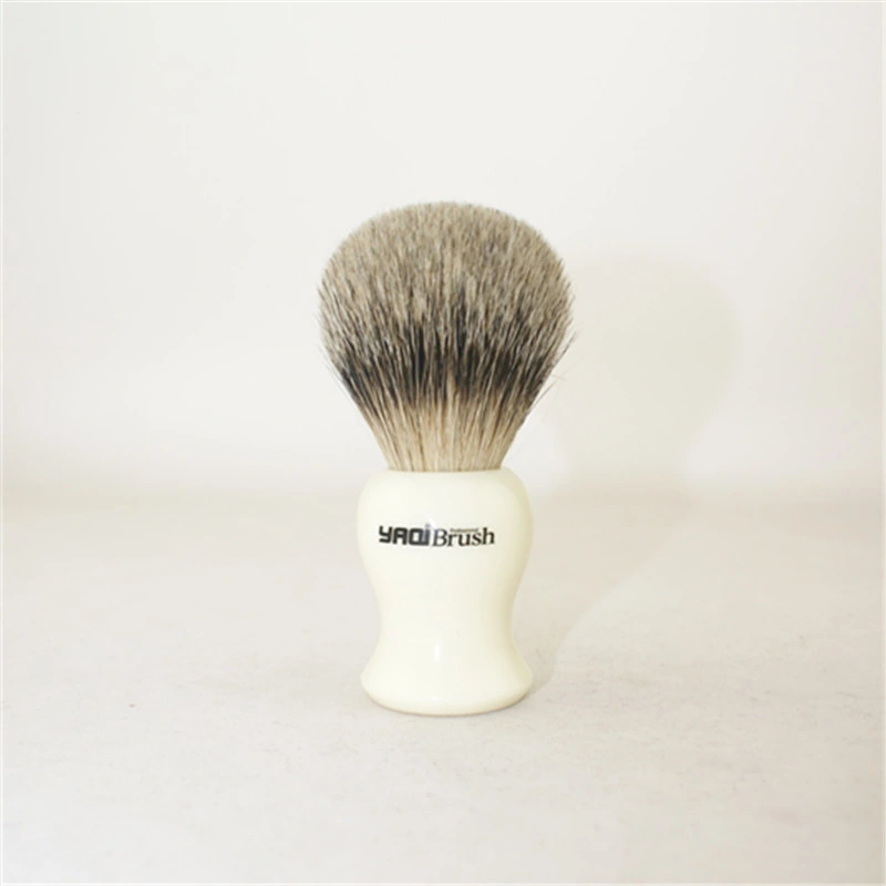 Yaqi Shaving Brush Beard Brush Badger Knot Synthetic Hair Knot Shaving Brush for Men