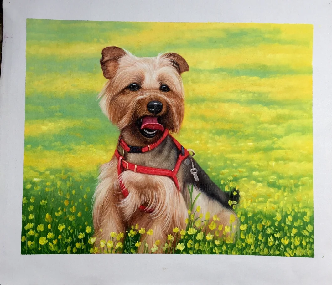 Handmade Pet Portrait Oil Painting Turn Photo to Painting