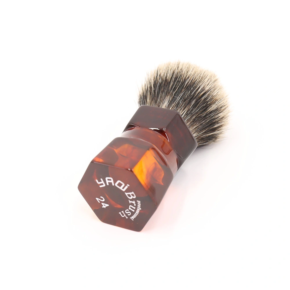 Yaqi Moka Synthetic or Badger Hair Resin Handle Shaving Brush