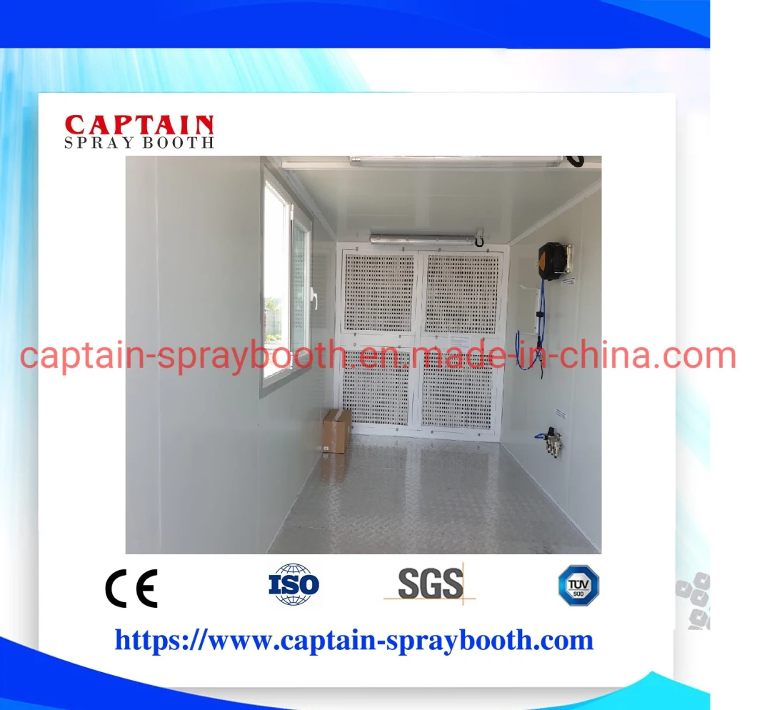 Electrical Model Container Spray Booth / Container Paint Cabinet