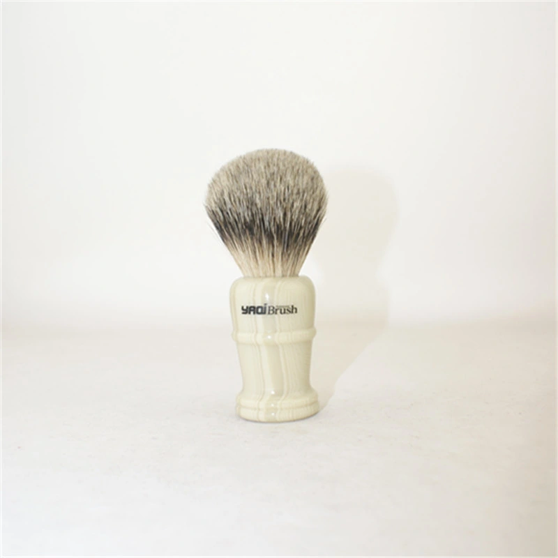 Yaqi Shaving Brush Resin Handle Synthetic Hair Knot Brush Badger Knot Shaving Brush