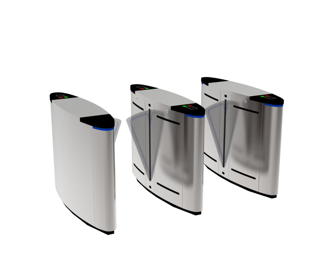 Factory Price Newest Retractable Flap Barrier Gate Turnstile with Access Control System