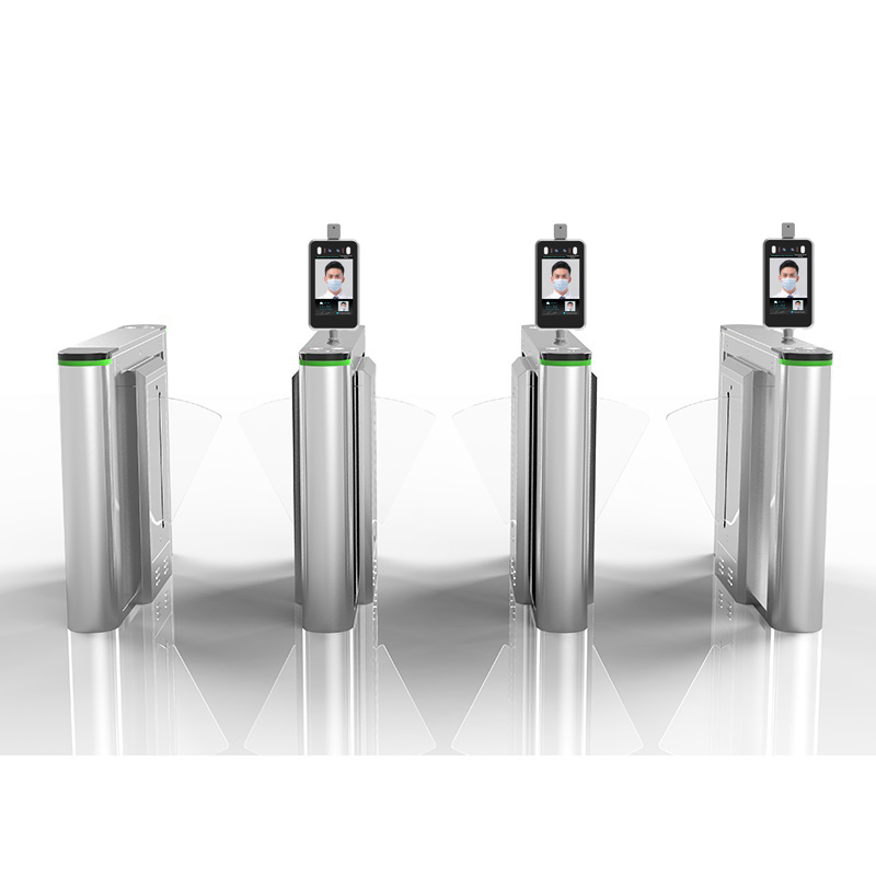 Stadium Library Face Recognition Turnstile Gate System Pedestrian Retractable Flap Wing Turnstile Gate