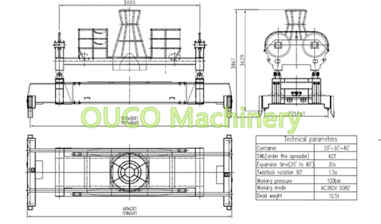 From China Telescopic Spreader Manufacturer, Electric Telescopic Container Spreader