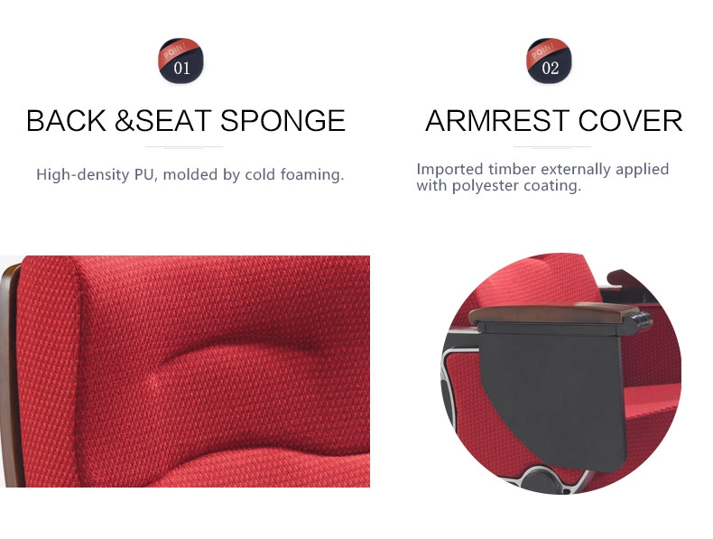 New VIP Auditorium Chair for Cinema Seats Movable Theater Seating