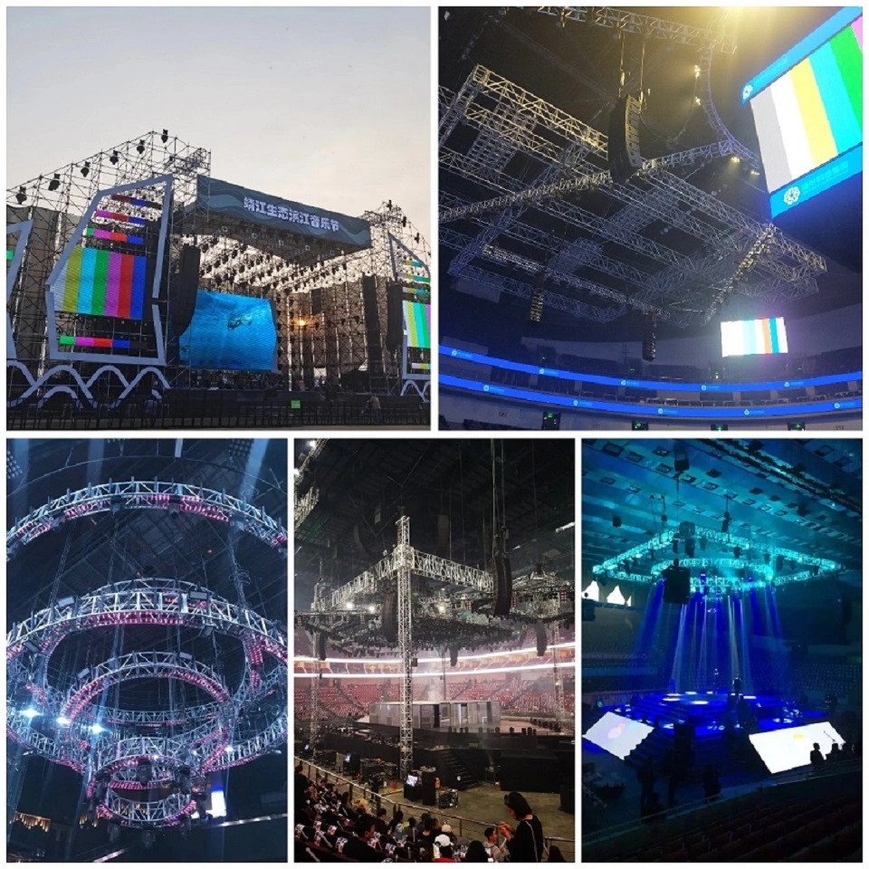 Retractable Aluminum Lighting Event Music Festival Show Truss Roof System