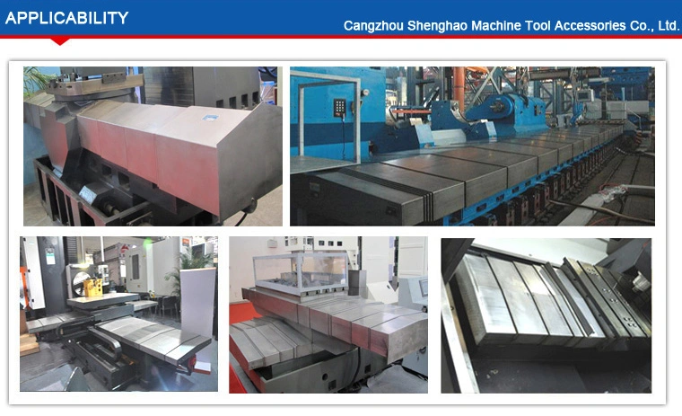 Big CNC Machine Cover Telescopic Steel Cover