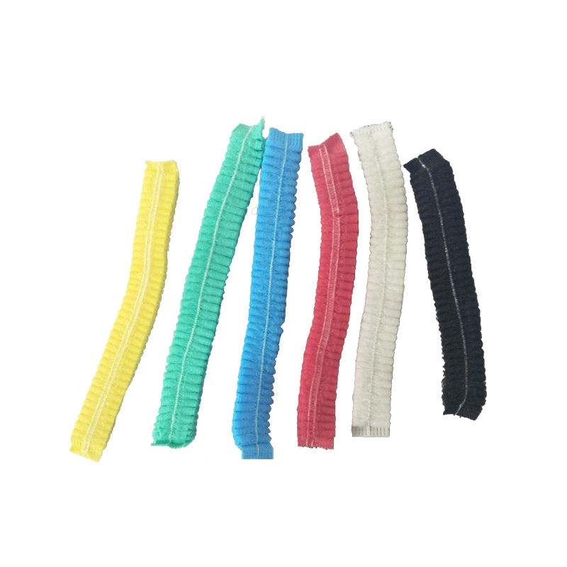 Disposable Non-Woven Cap Single/Double Bungee Hair Net Anti Dust Non-Woven Bouffant Cap