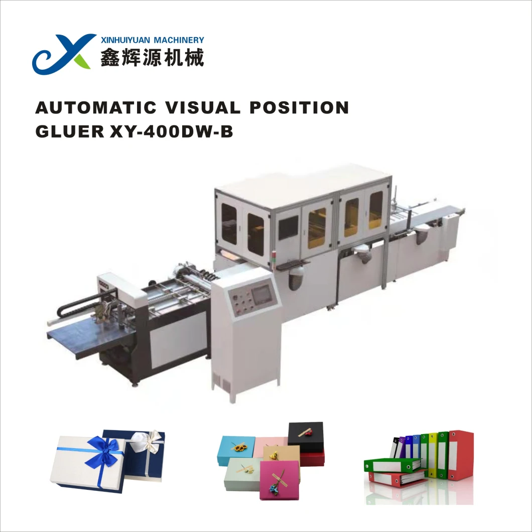 Automatic Paper Box Making and Gluing Machine Paper Gluer for Box and Book Cover Machine