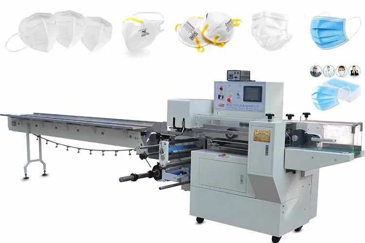 Fully Automatic Medical Face Mask Machine Mask Packaging Filling Packing Machine