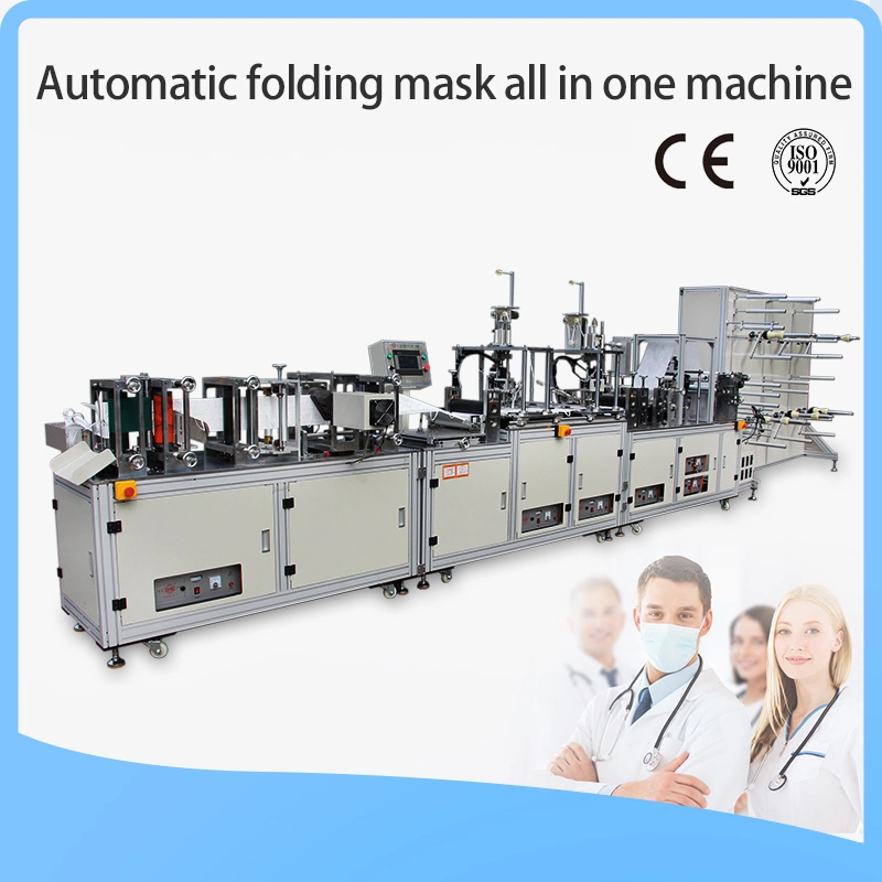 Automatic Folding Mask All in One Machine Mask Making Machine