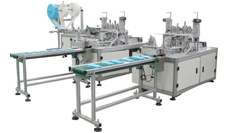 Auto Face Mask 3ply Mask Disposable Mask Making Machine