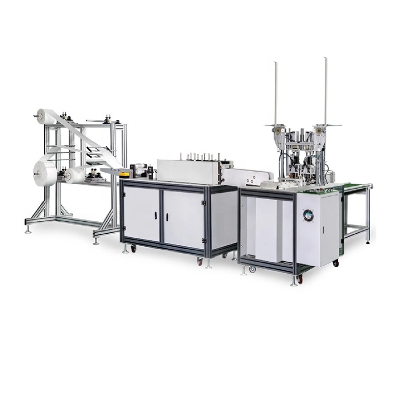 Shenzhen Mingqi Robot Automatic Fish Type Mask Making Machine 1+2