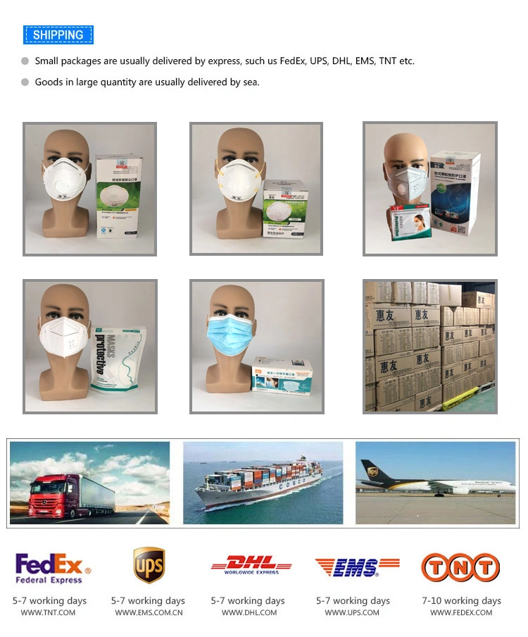 KN95 Protective Face Mask with GB2626-2006 Mask Factory Delivery Fast 3D Fold Mask