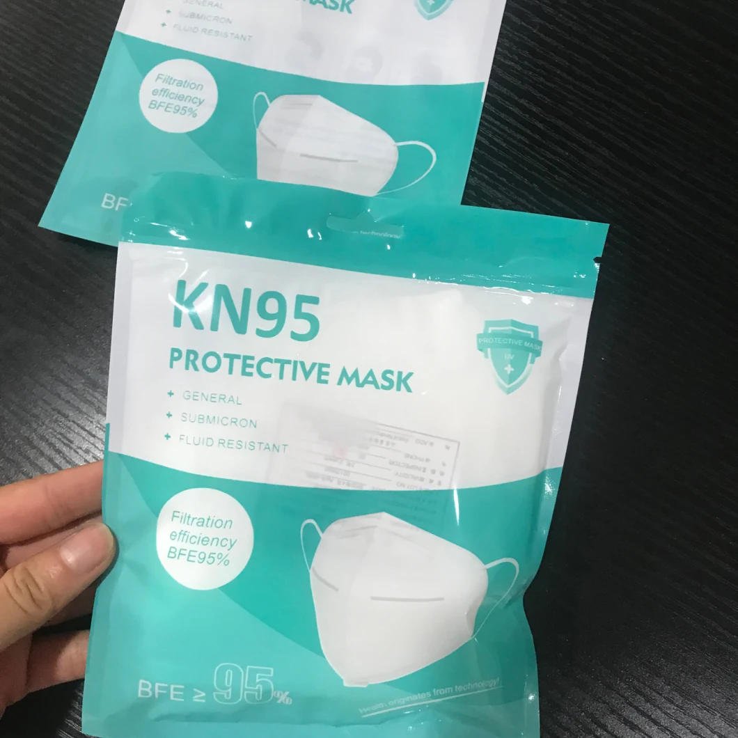 5ply KN95 Protective Face Mask with GB2626 Mask Factory Delivery Fast 3D Fold Mask