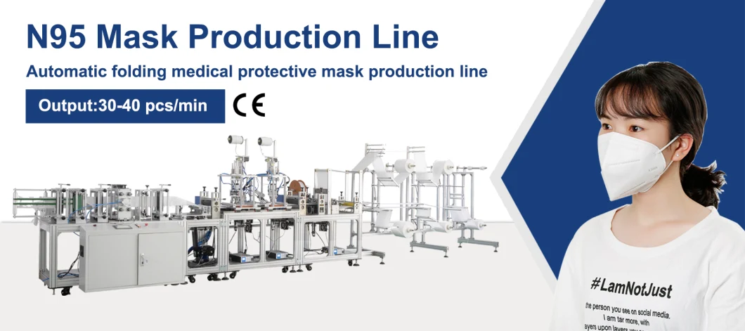 FFP3 Semi Automatic Mask Machine Manufacturer Produce Face Mask Production Equipment