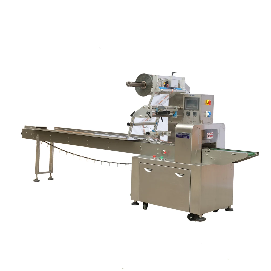 Horizontal High Speed Automatic Pillow Flow Wrapping Packaging Machine Disposable Face Mask Packaging Machine