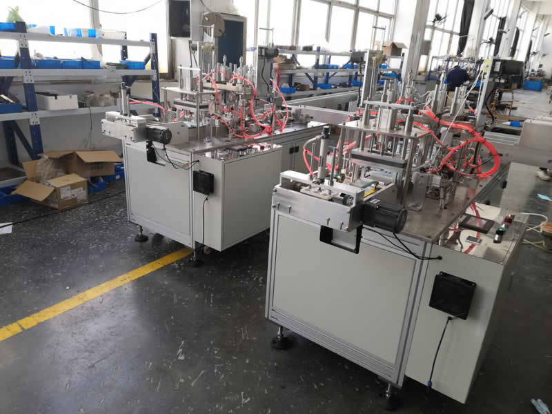 Automatic Surgical Medical Disposable Face Mask Making Packing Packaging Machine Face Mask Production Line