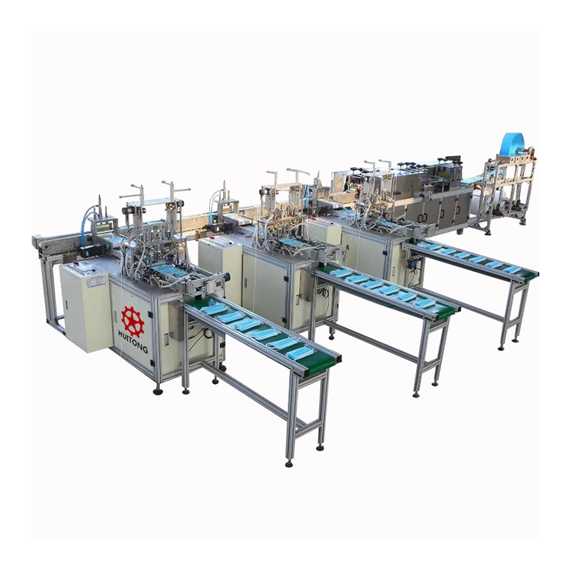 Shenzhen Mingqi Robot Automatic Fish Type Mask Making Machine 1+2