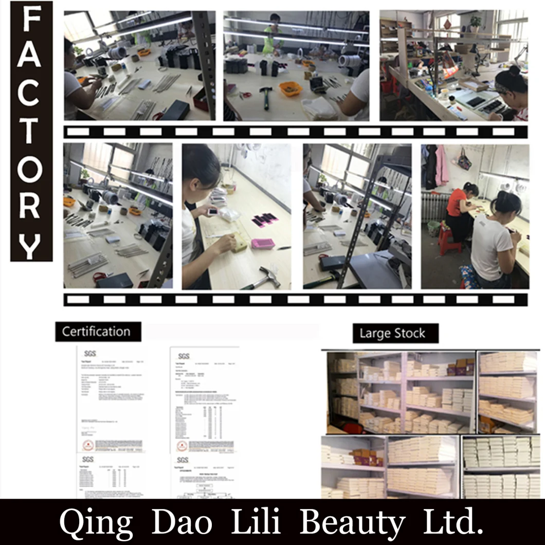 Private Label Elliptical Lashes Flat Eyelash Extension