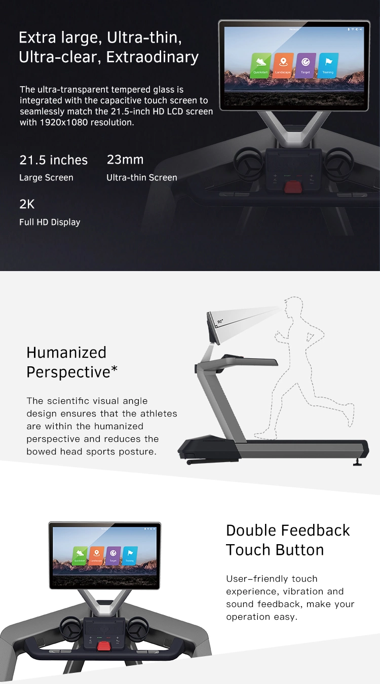 Gymgest Professional Motorized Running Equipment Gym Commercial Treadmill