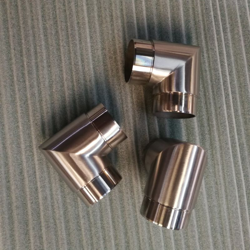 fashion mirror finish round post connector