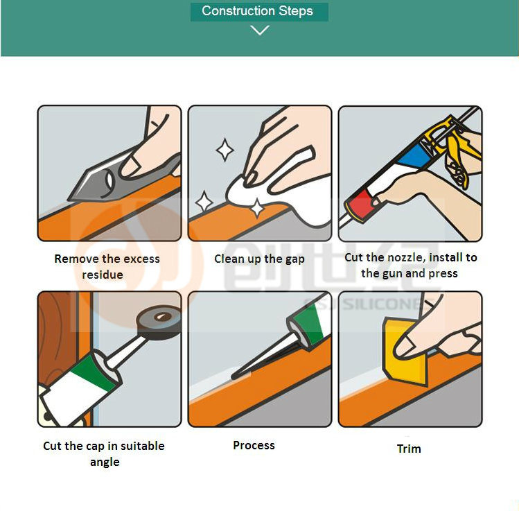 Water Proof Silicone Sealant for Cabinet and Bathroom