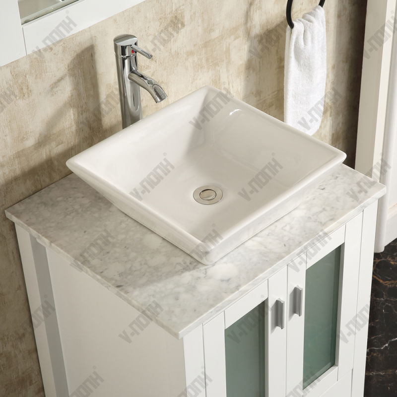 24 Inch Unique Design White Bathroom Vanity