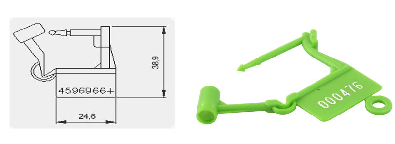 Plastic Padlock Seal for Hospital Medicine Cabinet with Best Price