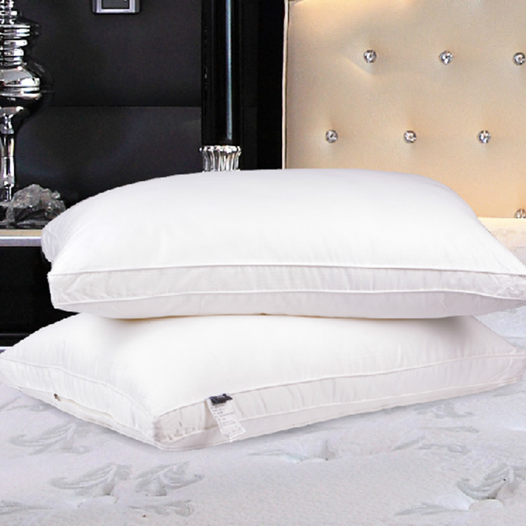 Eco-Friendly Luxury 80% Pure White Goose Down Sleeping Pillow