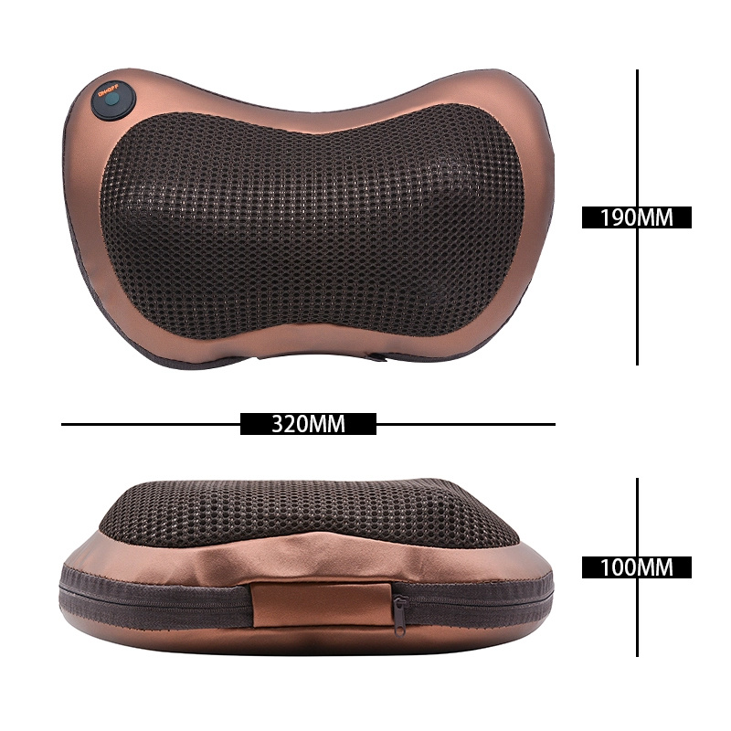 Car and Home Cervical Neck and Back Vibrating Massage Pillow