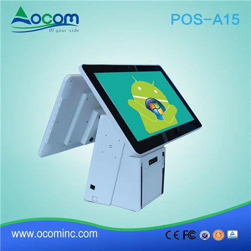 POS-A15-a 15.6 Inch Android All in One Touch Screen POS System