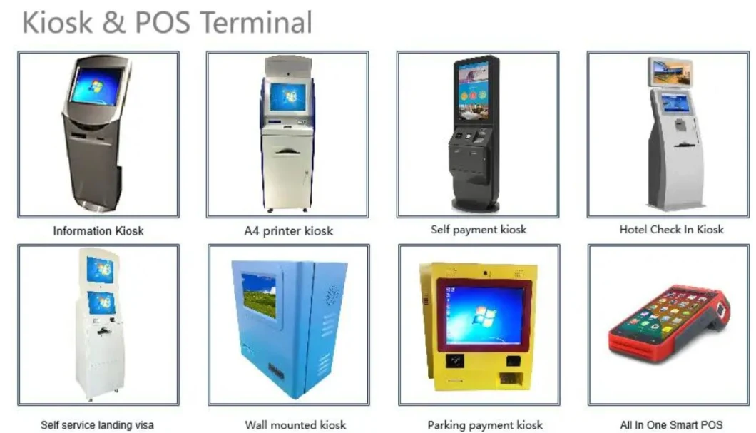 Android Handheld POS Terminal Camera Scan 1d & 2D Qr Code Support