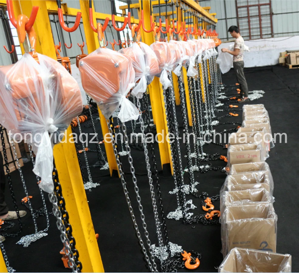 10 Ton 3 Meters Manual Lifting Chain Block 15 Meters Chain Hoist