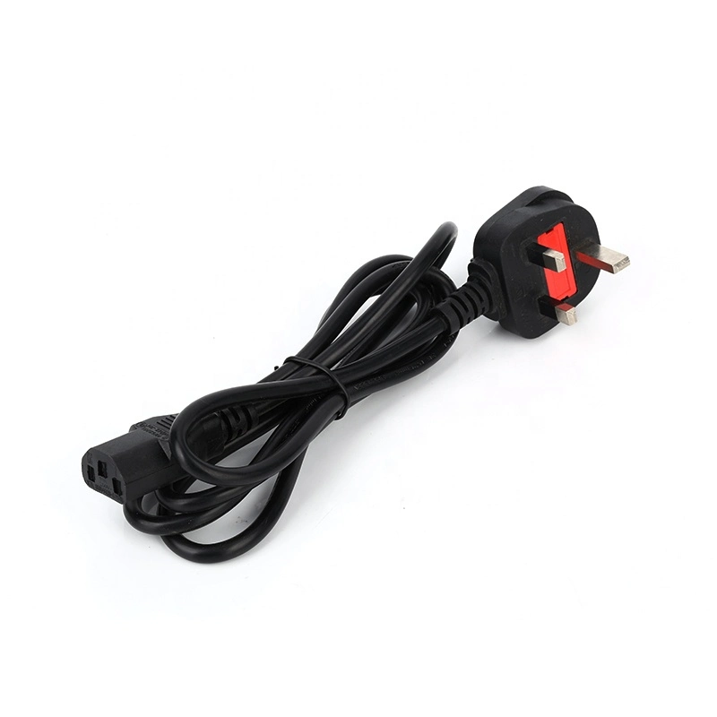 3 Prong UK Plug Extension AC Power Cord for Power Supply