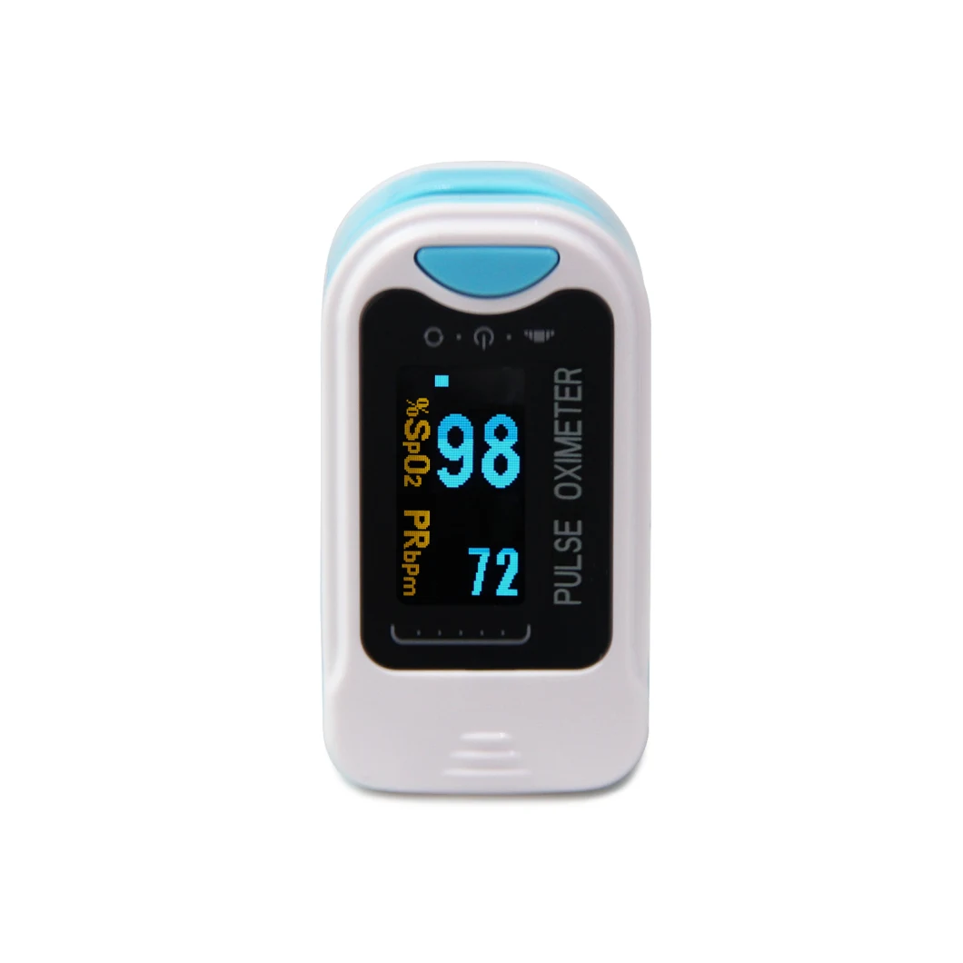 Professional Manufacturers Medical Cms50n OLED Color Display Oximetro Blood Oxygen Meter Finger Pulse Oximeter