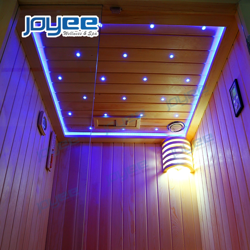 Joyee Traditional Style Indoor Wooden Traditional Dry Steam Sauna Room Home Sauna Cabin