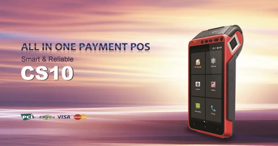 All in One Android POS 4G Smart Payment POS EMV PCI Certified for Credit Card Machine with NFC/IC/Msr Card Reader Printer