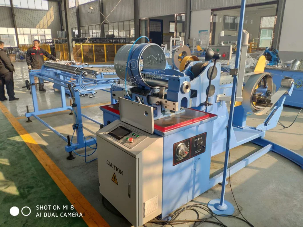 Spiral HVAC Duct Tube Former Forming Duct Machine