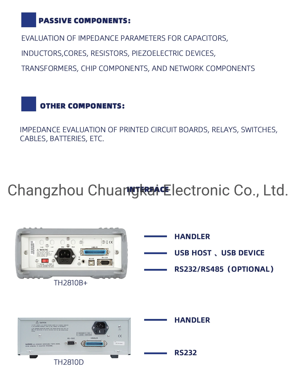 Th2810b+ Capacitance Meter Inductance Meter Resistance Meter Rcl Meter