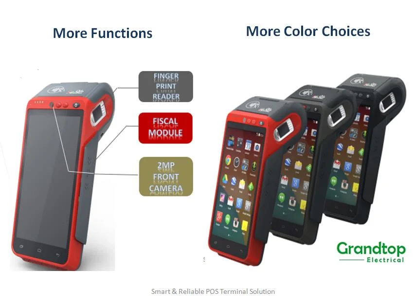 Handheld Mobile Mini POS Terminal & Cash Register with Certifications of PCI Visa Emvc Mastcard