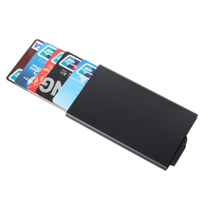 Slim Wallets Holder, Credit Card Holder, Card Box, Wallet with RFID Blocking, Aluminium Card Holder