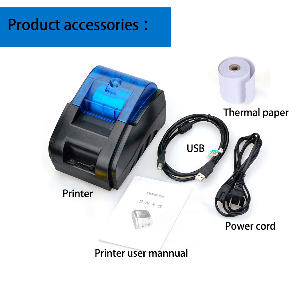 Thermal Printer Receipt Printer POS Printer with Automatic Cutter