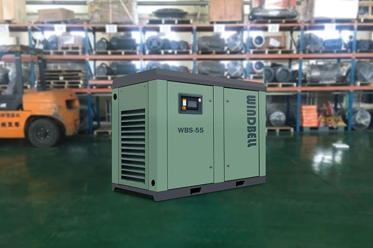 55kw 75HP Air Cooled 8 Bar Direct Driven Screw Air Compressor