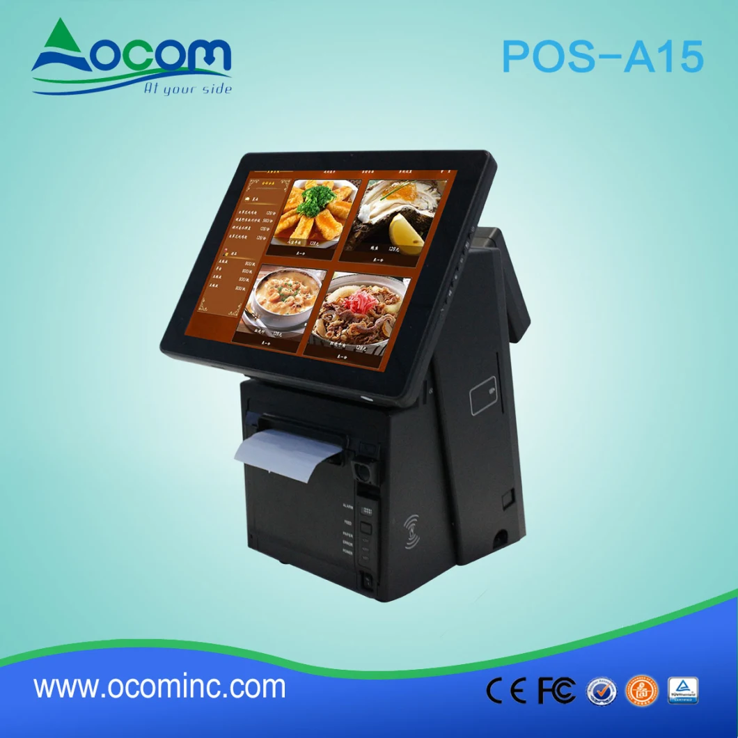 POS-A15-W 15.6 Inch Android All in One Touch Screen POS System