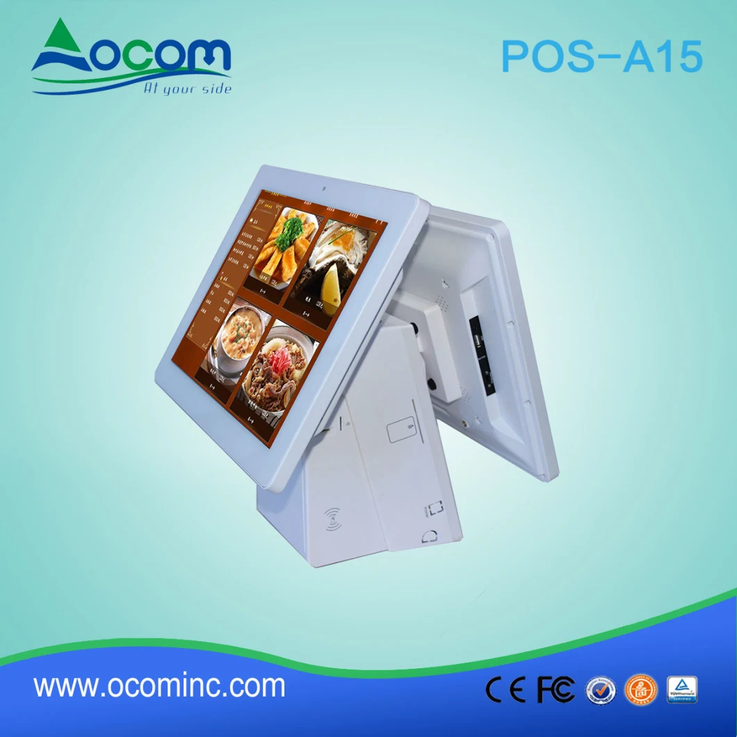 POS-A15-W 15.6 Inch Android All in One Touch Screen POS System