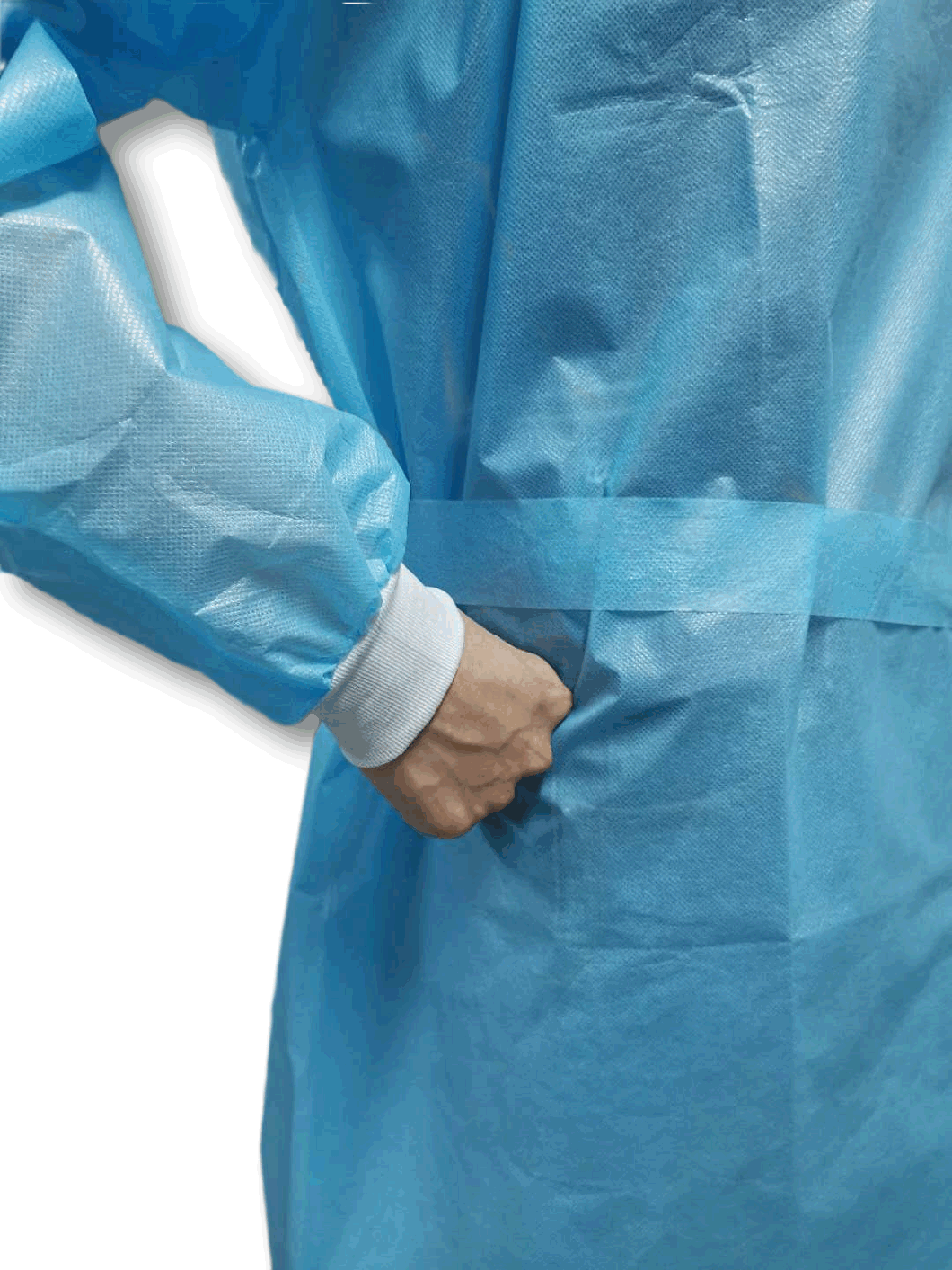 Microporous Protective Disposable Nonwoven Lab Coat for Doctor One Time Use Lab Coats